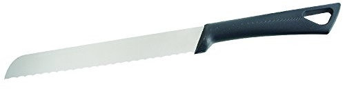 Fackelmann Style, Acciaio Inossidabile, Nero, Coltello per Pane (20cm)