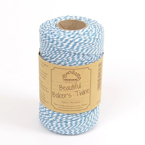 100m - Everlasto Original 'Beautiful Bakers Twine' (2mm approx) (Sky Blue)