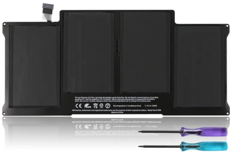 K KYUER A1496 A1405 A1377 batteri för MacBook Air 13 tum A1369 Late 2010 Mid 2011 A1466 Mid 2012 2013 Early 2014, 2015, 2017, MC965LL/A MC966, MD231. MD760MD761 MJVE2LL/A MJVG2LL/A EMC 2559 2632 2925