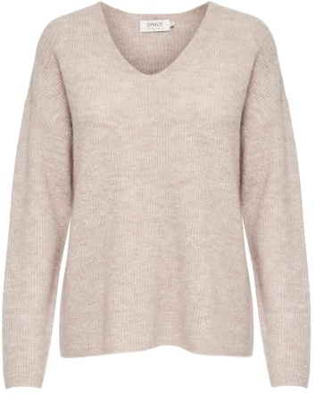 ONLY Knitted Pullover ONLCAMILLA Knitted Pullover | Corte regular fit, Manga larga, Casual, Proceso suave a una temperatura máxima de 30°C