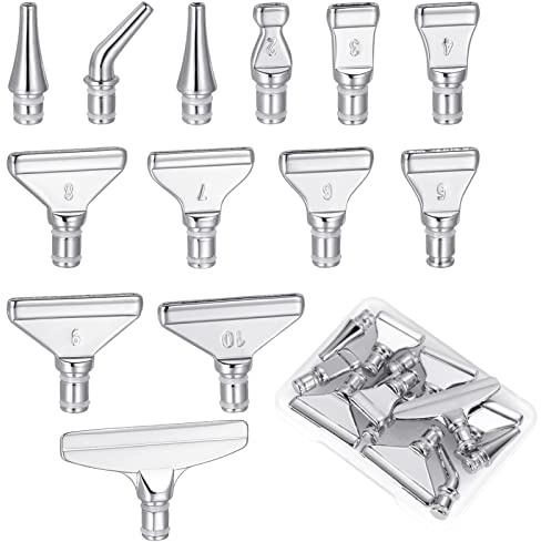Wyleaves Diamond Brush Metal Nibs DIY Diamond Painting Metal Pen Tips Multi Placer Tips 5D Diamond Painting Accessories Replacement Pen Heads for Painting Crafts, 9pcs/14pcs
