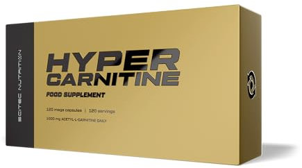 Scitec Nutrition Hyper Carnitin - 1000mg Acetyl L-Carnitin für aktive L-Carnitin Ergänzung Vorteile, 120 Kapseln