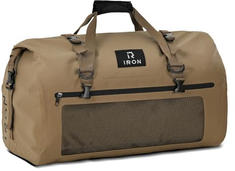 IRON JIA'S Sac Etanche Moto Sac de Voyage Sacoche Arrière MotoSacoches Cavalières Moto Duffel Bag Grande Capacité Durable pour Bateau Canoeing Pêche Camping Piscine Rafting Snowboard