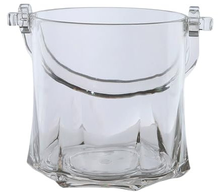 JDNH Raffreddatore per champagne rotondo portatile Secchio per vino Contenitore per ghiaccio Refrigeratori per bevande con manico Accessori per degustazione di vino