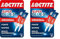 Loctite Super Glue-3 Original, colle forte et résistante de haute qualité, colle liquide tous matériaux, colle transparente à séchage rapide, 2 tubes 3 g (Lot de 2)