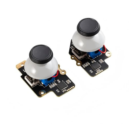 GuliKit Joystick Analogico per Steam Deck LCD (Tipo A&B), Stick Anti-Drift ad Effetto Hall, Ricambio Elettromagnetico, Senza Saldature, Calibrazione Facile, Kit DX/SX con Copristick (Non per OLED)
