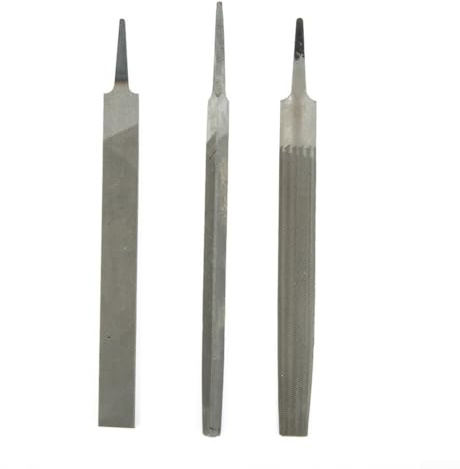 Juego de limas de acero de 15,2 cm para metalurgia y lijado de madera, opciones de múltiples formas (lima cuadrada)
