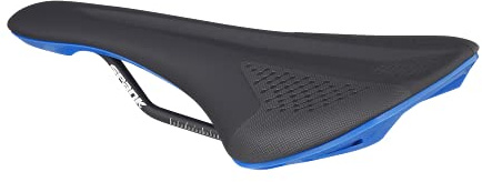 Spank Spike 160 Unisex Adult MTB Saddle (Black Blue), Bicycle Seat for Men Women, Bicycle Saddle, Waterproof Seat with Ergonomic Zone Concept