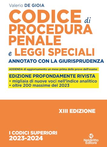 Codice di procedura penale e leggi speciali. Annotato con la giurisprudenza. Nuova ediz.