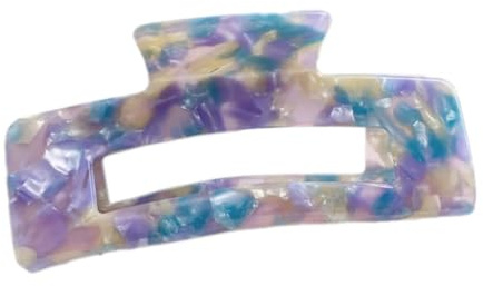 Wambere 1 pieza Pinzas para el cabello grandes para mujeres Acetato Clip de garra para el pelo Pinzas para el cabello para cabello grueso Antideslizante Clips para el cabello Accesorios de peinado