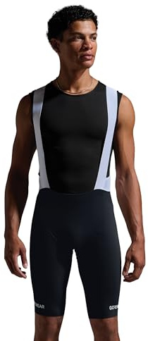 GOREWEAR Spinshift Cuissard à Bretelles de Cyclisme Homme, Cuissard Court à Bretelles avec Peau de Chamois pour l'Entraînement Quotidien, Coupe Ajustée