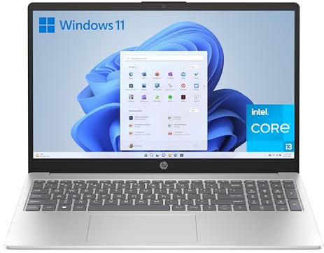 HP 15-fd0192ns - Ordenador portátil de 15.6 FHD (i3-N305, 8GB RAM, 512GB SSD, Intel UHD Graphics, Windows 11) Plata - Teclado QWERTY Español