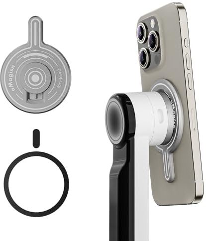 Treeboy Magnetic Mount Adapter Accessories Compatible with Insta360 Flow 2 Pro Smartphone Gimbal Stabilizer