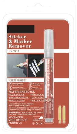 Sanerfa Klebstoffentferner Stift Aufkleber Entferner Stift Klebeetikettenentferner zum Entfernen von Etikettenklebern Klebeband auf versch