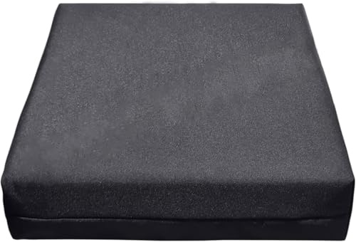 Luxe & Komfort | Wheelchair Cushion Ultra-Soft & Supportive, with Non-Slip & Zippered Cover (18 x 16 Inches - Fits most of Wheel chairs) (Thickness - 3 Inches) (Thickness - 3 Inches)