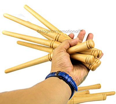 Nagina International Nostepinne Ahornholz Center Pull Ball Garnwickler | Strickhäkelzubehör | Garnlagerung (Ahorn)