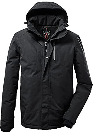 killtec Herren Funktionsjacke mit abzippbarer Kapuze KOW 161 MN JCKT, schwarz, 4XL, 37589-000