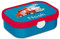 Mepal Personalisierte Brotdose mit Namen - Bento Lunchbox für Kinder - Feuerwehr - Geeignet für bis zu 4 Butterbrote - BPA-frei & Spülmaschinenfest - 750 ml - Rot/Blau
