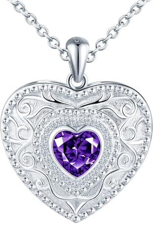 MICYUMI Collana da donna con ciondolo a forma di cuore, in argento Sterling 925, klein, Argento