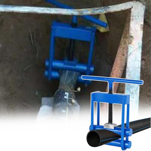 QIeCny Herramienta Manual De Compresión para Tuberías De Agua, De Acero Sólido para Una Sujeción Firme, De Acero Sólido, Soldadura Sin Costuras, para Tuberías De PE/PPR/PVC/PP,40