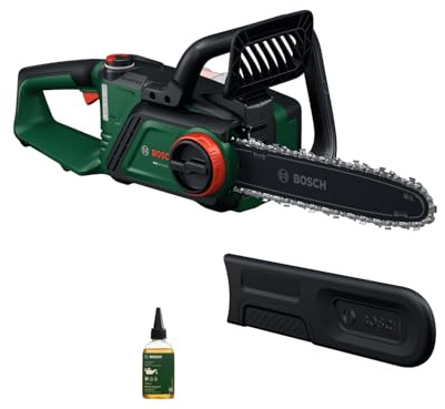 Bosch Sega a catena a batteria PKE18V-30-28 (tecnologia OptiCut, Peso: 3,9 kg, velocità della catena: 9 m/s, senza batteria)