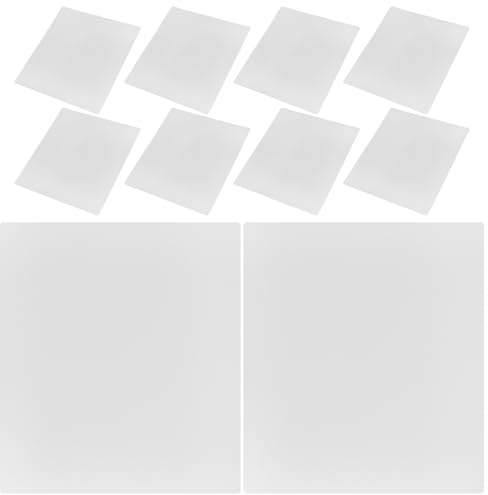 WRITWAA Lot de 20 Planches à Dessin Transparentes 20x18 Cm pour Stylo 3d, Tapis de Traçage Antidérapant Résistant la Chaleur, Bloc-notes pour Garçon et Filles et Débutants, Accessoires