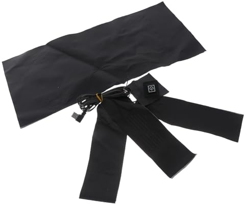 TEHAUX Piastra Riscaldante in Materiale a Base di Carbonio per Abbigliamento Riscaldamento Rapido e Controllo Termico Regolabile, Colore Nero, per Guanti e Vestiti Invernali