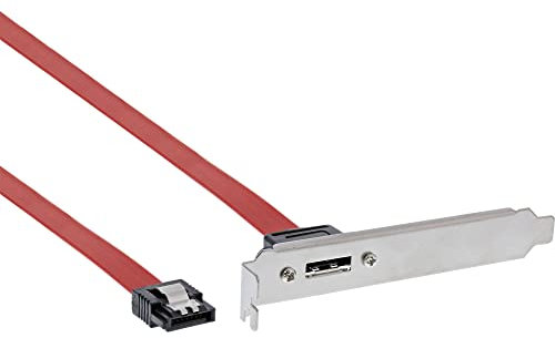 1x eSATA Port Slotblech Slotblende Slot Blech Blende 1x e-SATA extern s-ATA SATA intern