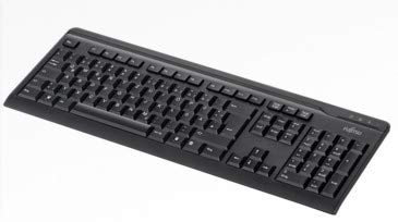 Fujitsu KB410 PS2 Black GR/US, S26381-K515-L491