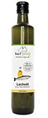 Barf proQ Lachsöl für Hunde & Katzen - 500 ml - natürlich schonend kaltgepresst - reich an wertvollen Omega-3-Fettsäuren - frei von künstlichen Inhaltsstoffen - Barf Zusatz