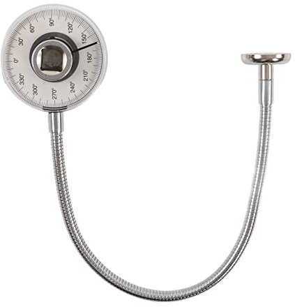 Antriebsdrehmoment-Winkelmessgerät, KIMISS Torsionswinkelmesser, Edelstahlschlüssel, Winkelmessgerät, Professionelles Messwerkzeug für Automobile