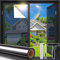 Windimiley Fensterfolie Sonnenschutz Spiegelfolie Fenster Sichtschutz,Sonnenschutzfolie Blickdicht von Aussen 60x1000cm,Selbsthaftend UV-Schutz Hitzeschutz Wärmeschutzfolie für Büro Schwarz-Silber