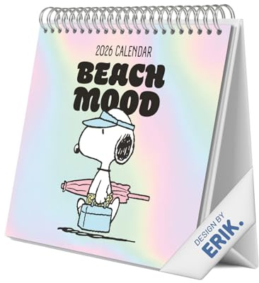 Grupo Erik: Calendario 2026 da Scrivania Snoopy | Calendario da Tavolo 2026, Planner 2026 - Mensile da Tavolo