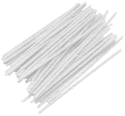 Set di 100 Flauto Di Cotone Pulitori Tubi Flessibile Igienici Adatto Per Strumento Di Manutenzione Per Strumenti Di Legna Strumenti Sassofono Strumento Di Pulizia