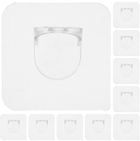 iplusmile Anclajes de Suelo Transparentes para Muebles a Prueba de Bebés Soportes Antivuelco para Juegos Infantiles Kit de 12 Piezas para Seguridad Infantil Interiores y Exteriores