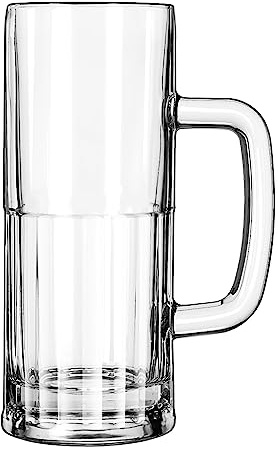 Libbey 5360 Clear 22 Oz. Glass Beer Mug - 12 / CS