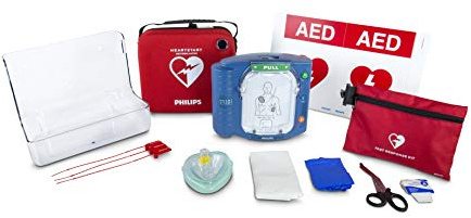 Philips HeartStart OnSite AED Defibrillator, Value Package M5066A-C02VPB