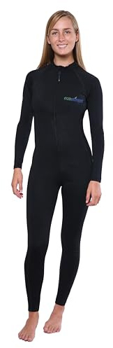EcoStinger Sun Protective Swimwear Stinger Swim Suit Full Body Dive Skin Black (M)