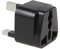 Maclean MCE154 Adattatore Corrente Presa Europea per Presa Inglese EU-UK, Nero (MCE154)
