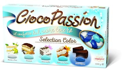 CONFETTI CRISPO | CiocoPassion | SELECTION COLOR AZZURRO | 1 Kg