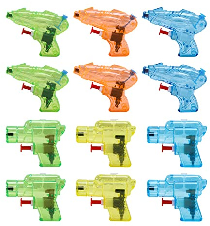 12 Packs Water Gun for Kids Squirt Toys Outdoor Beach Swimming Pool Game Summer Party Favor