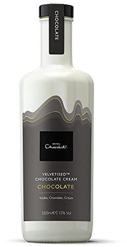 Hotel Chocolat Velvetised Chocolate Cream - Award-Winning Chocolate Cream, 500ml, 12% vol - Vodka, Chocolate, Cream - Great Over Ice Or In Hot Chocolate And Cocktails