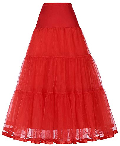 Linghe Enaguas de estilo vintage de los años 50, para bodas