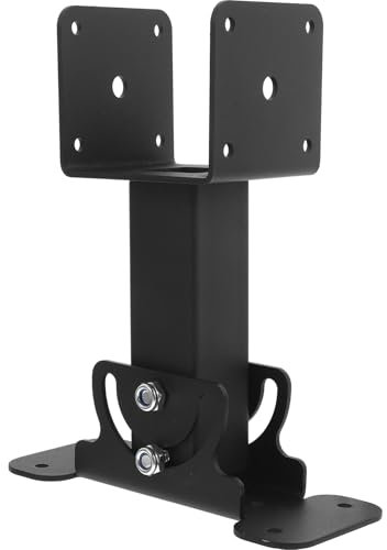 TOYANDONA Heavy-duty Stainless Steel Roof Bracket Canopy Replacement Bracket Patio Pergola Adjustable Saddle Mounting Kit for Pergola Posts Outdoor Patio Use