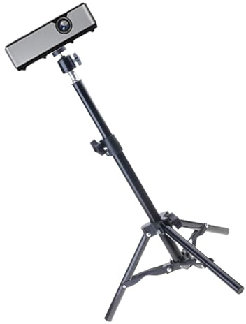 BUBEFSKD Soporte De Proyector Escritorio Aluminio para Proyectores Cámaras Y Cámaras Web Ligero para Uso En Casa Oficina Y Estudio Trípode Multifuncional