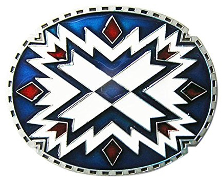 JEAN'S FRIEND New Vintage American Southwest Cross Oval Belt Buckle Gürtelschnallen