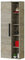 Habitdesign Athena Columna de Baño Suspendida 1 Puerta + Estantes, Roble Alaska, Grande