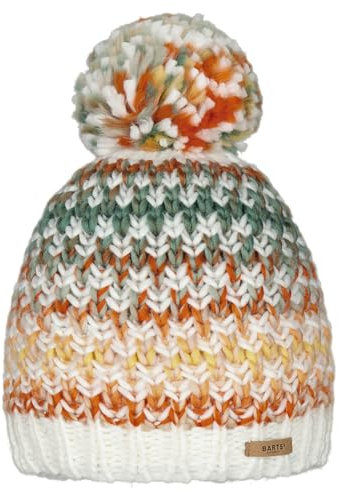 Barts Strickmütze Nicole Wintermütze mit Bommel 1955 Pale Army 13