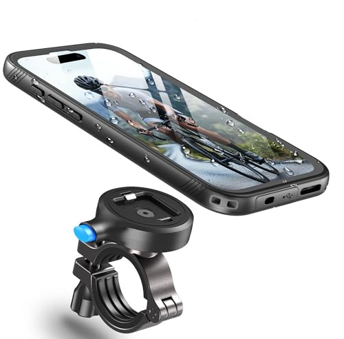 Cozycase 1s 1-Klick Vattentät Telefonhållare Cykel För iPhone 13 Pro Max