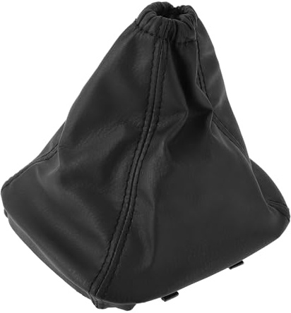 Hihaha 6C117B118AEYYJV Gear Shift Stick Gaiter for Ford Transit Mk7 2006-13 | Gear Stick Knob Cover Boot Shift Cover, Dustproof Leather, 1 Pc, Black